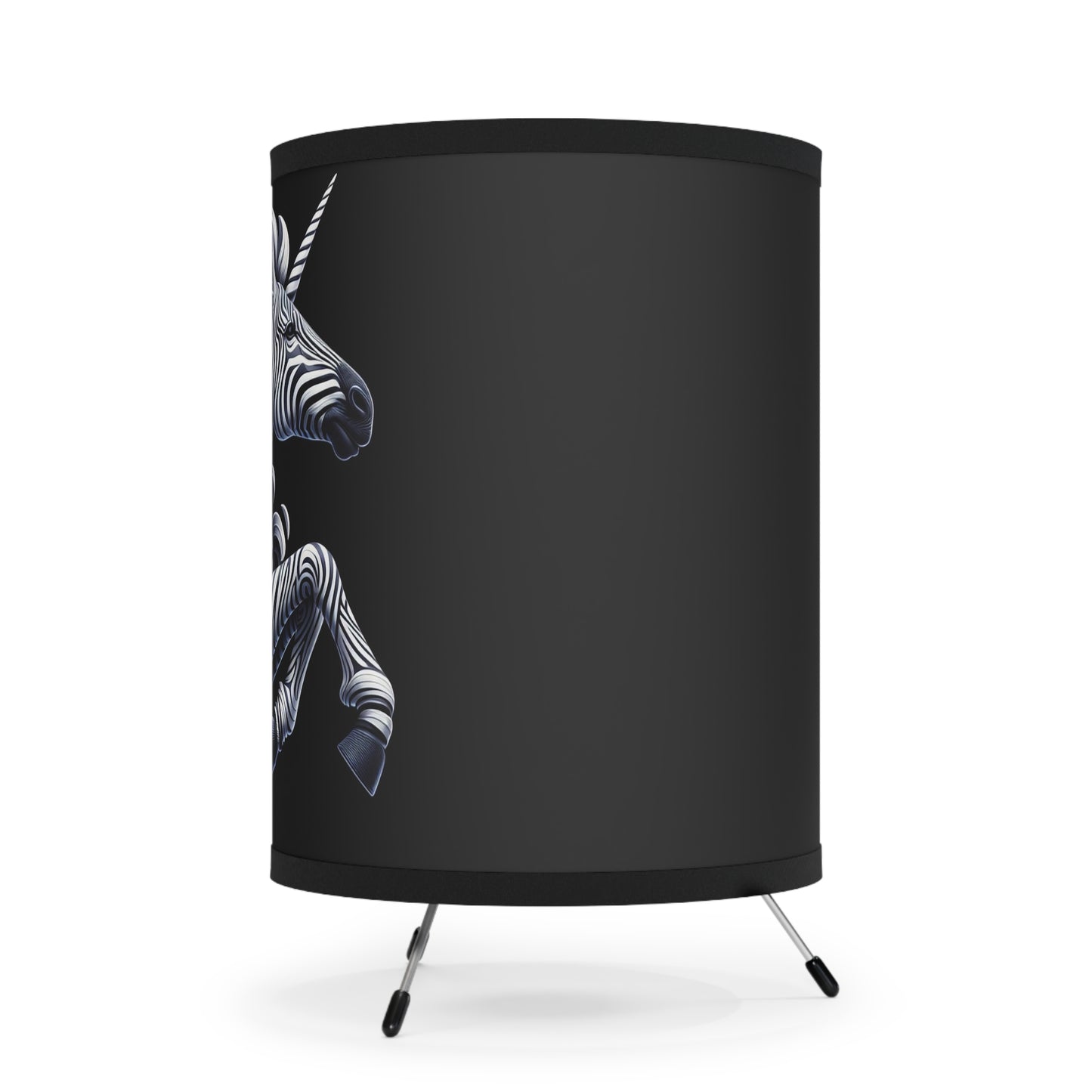 Tripod Lamp with High-Res Printed Shade, US\CA plug