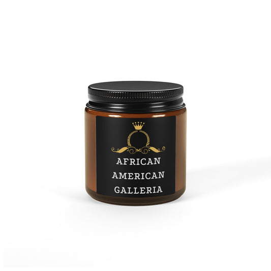 Scented Soy Candle (Multi-Size, Amber Jar)