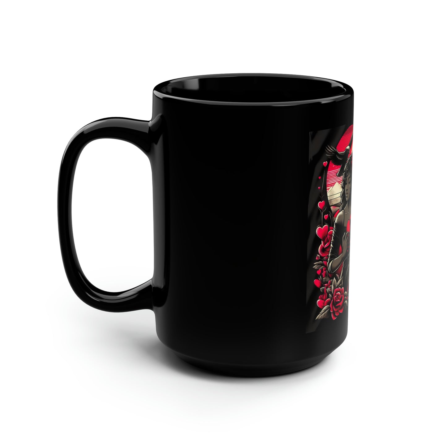 Black Mug, 15oz