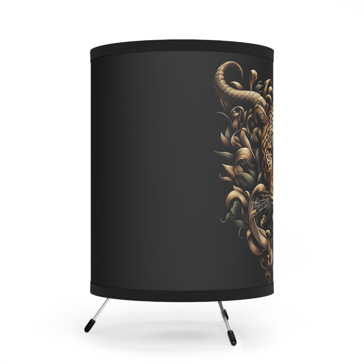 Tripod Lamp with High-Res Printed Shade, US\CA plug