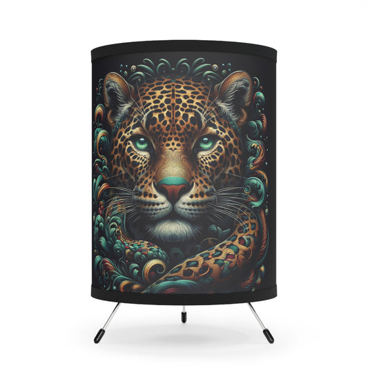 Tripod Lamp with High-Res Printed Shade, US\CA plug