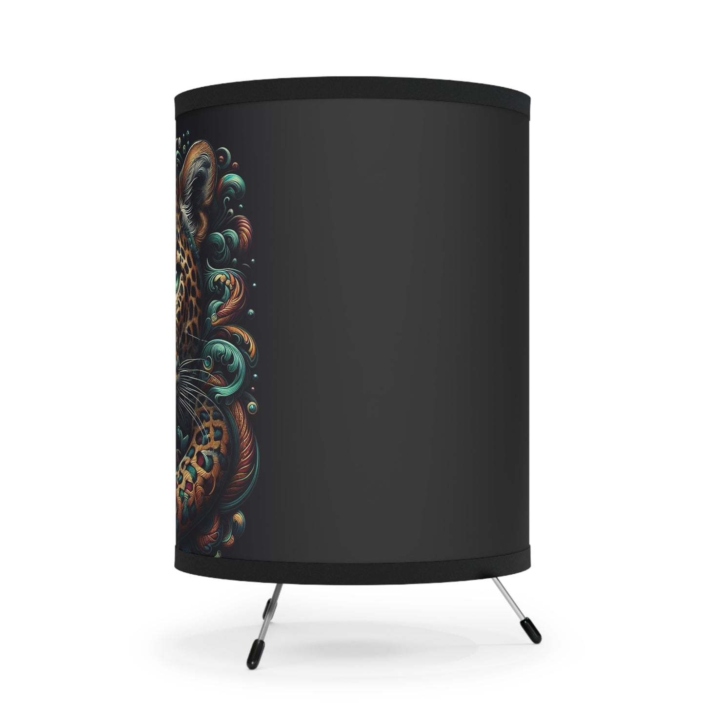 Tripod Lamp with High-Res Printed Shade, US\CA plug