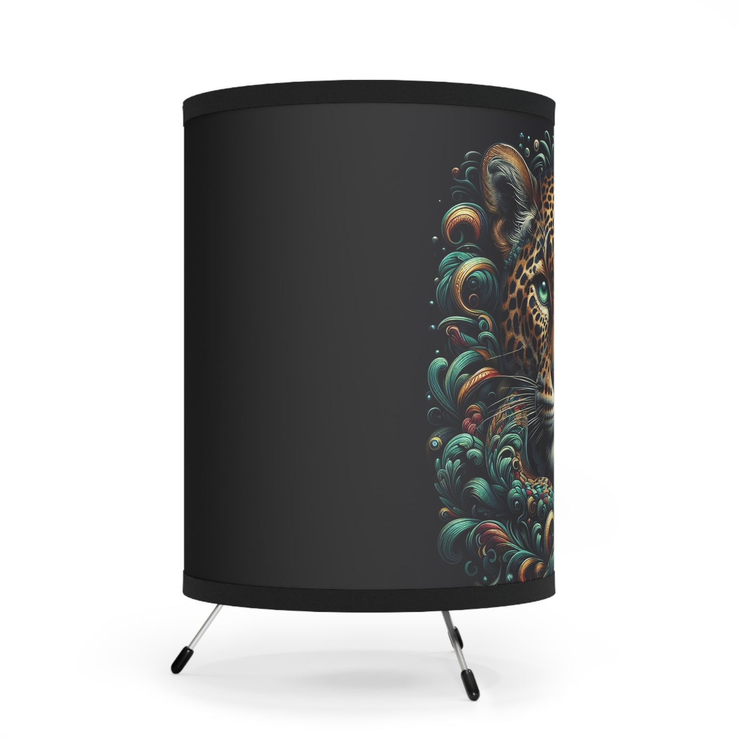 Tripod Lamp with High-Res Printed Shade, US\CA plug