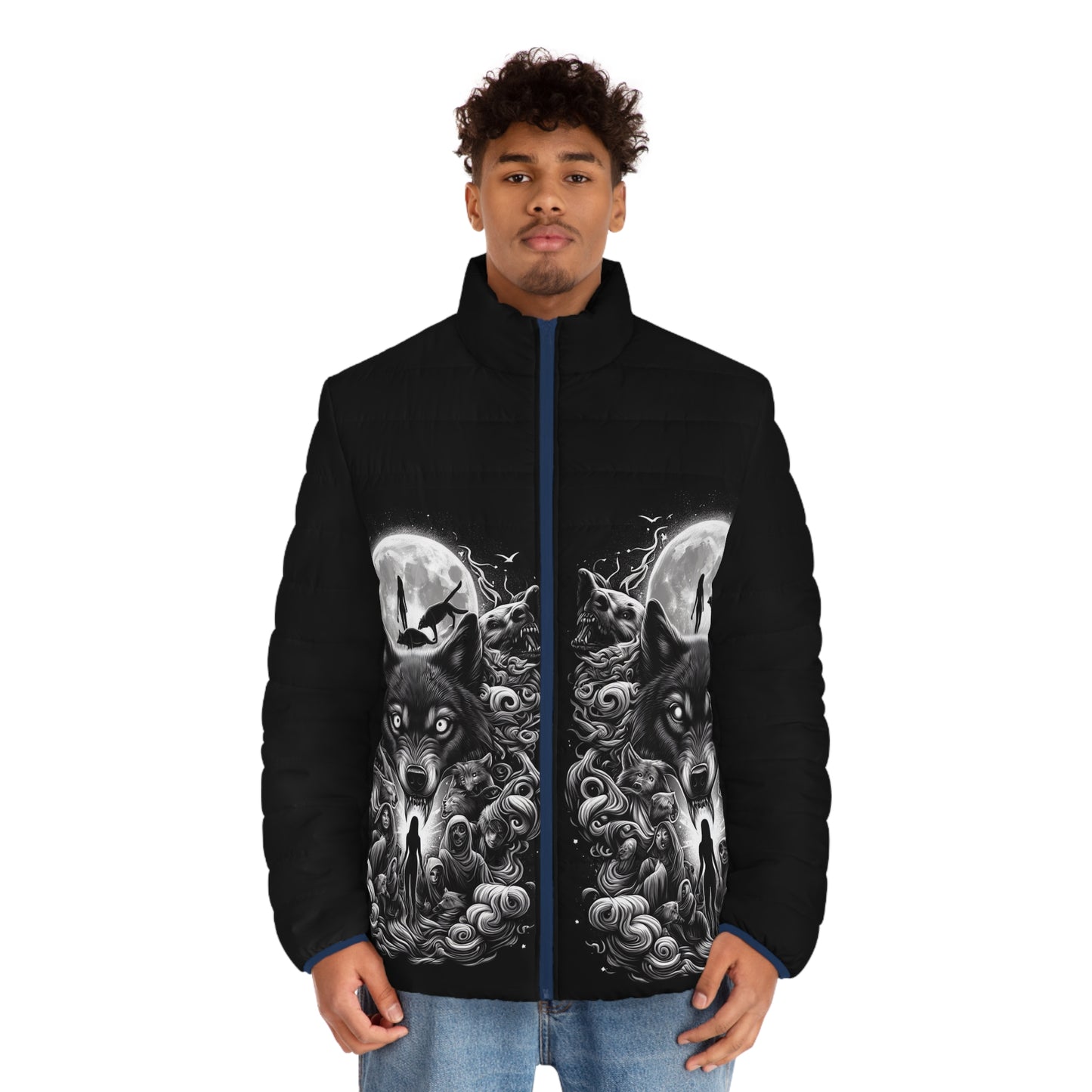Men's Puffer Jacket (AOP)