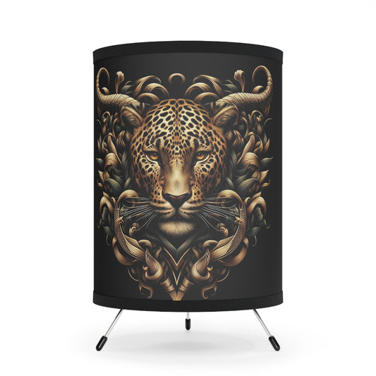 Tripod Lamp with High-Res Printed Shade, US\CA plug