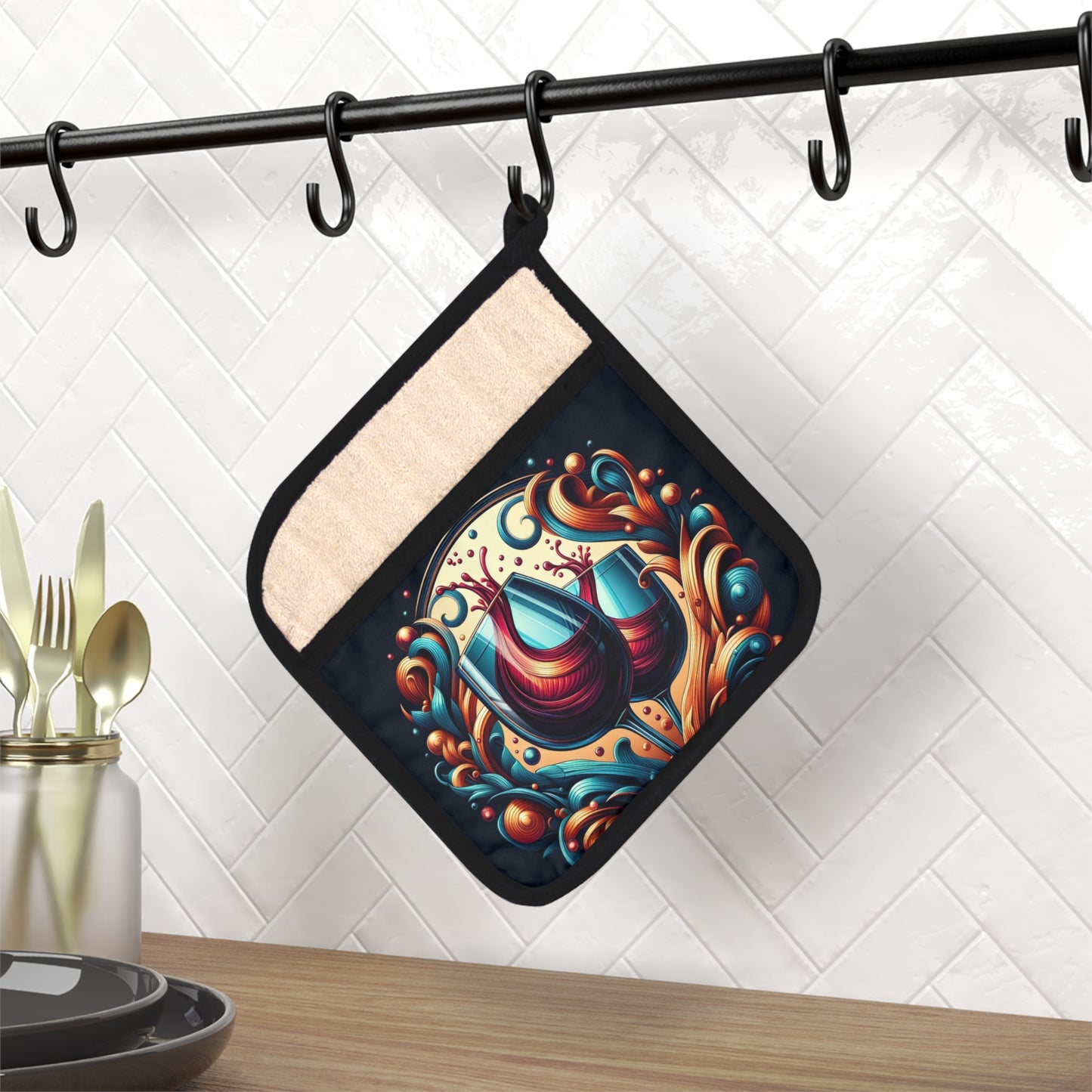 Pot Holder with Pocket